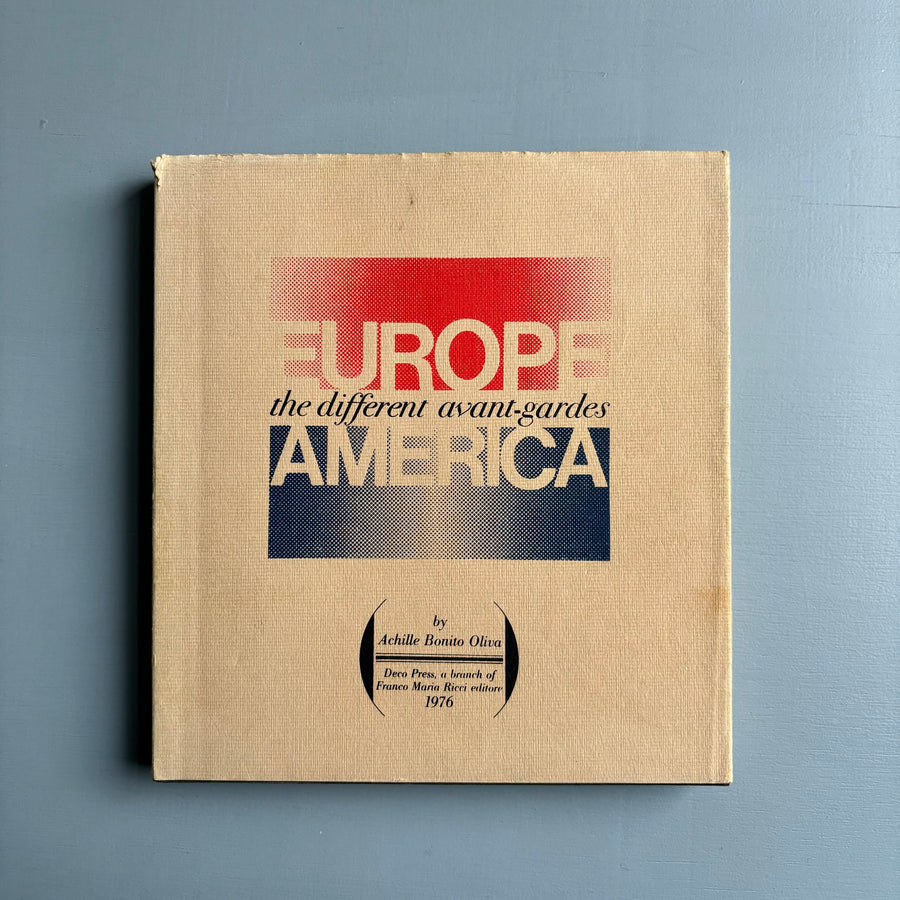 Europa America the difference avant-gardes by Achille Bonito Oliva - Deco Press 1976 - Saint-Martin Bookshop