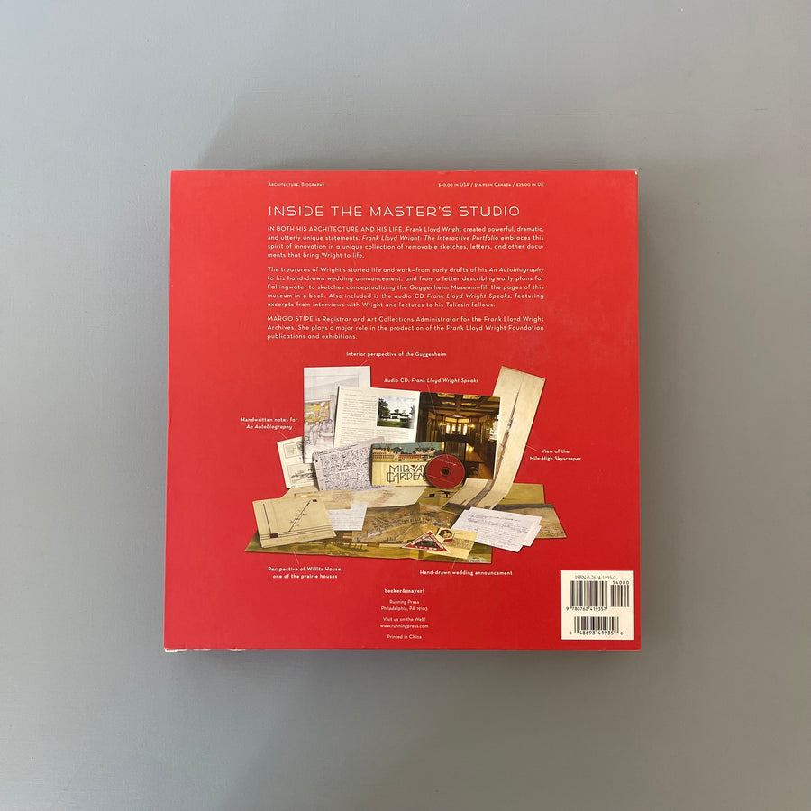 Frank Lloyd Wright - The Interactive Portfolio - Running Press 2004 - Saint-Martin Bookshop