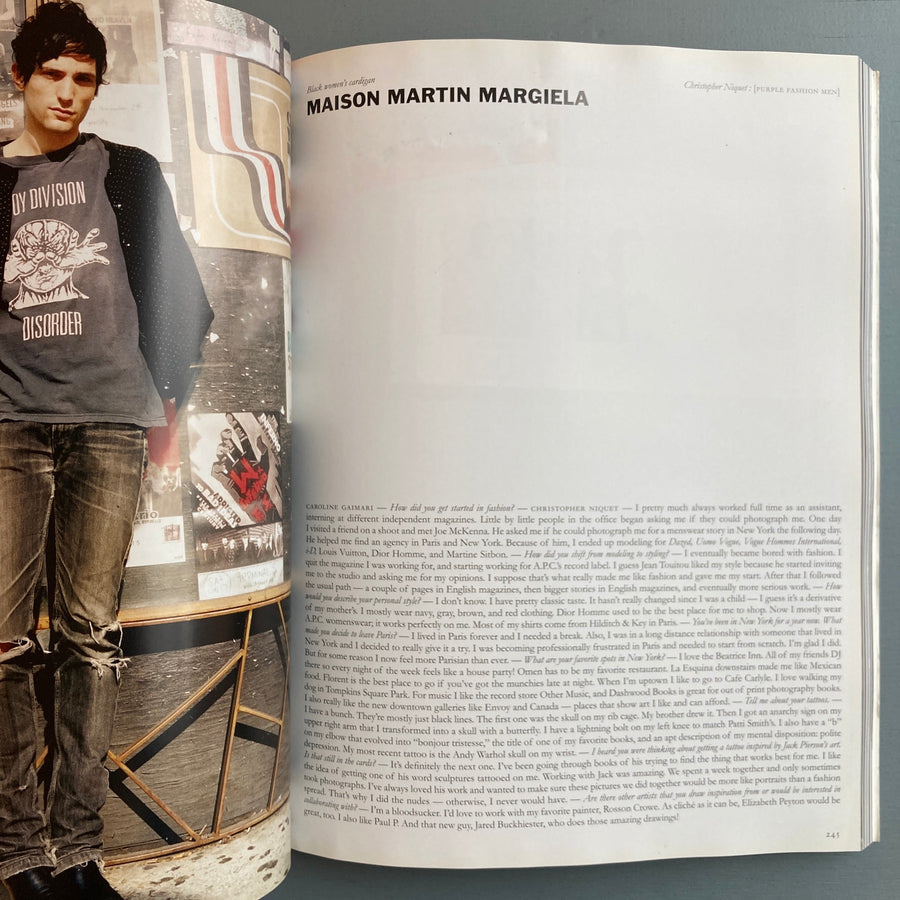 Purple Fashion Magazine - Spring Summer 2008 - Volume III, Issue 9 - Saint-Martin Bookshop