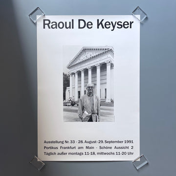 Raoul De Keyser - Poster Exhibition Nr 33 Portikus 1991 - Saint-Martin Bookshop