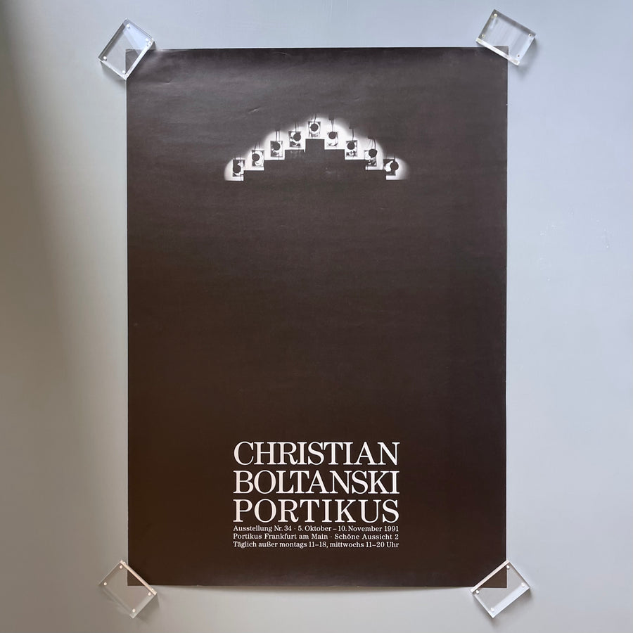 Christian Boltanski - Poster Exhibition Nr 34 Portikus 1991 - Saint-Martin Bookshop