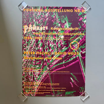 Peter Fischli/David Weiss - Objects from the Rubber Series - Poster Exhibition	Nr 08 Portikus 1988 - Saint-Martin Bookshop
