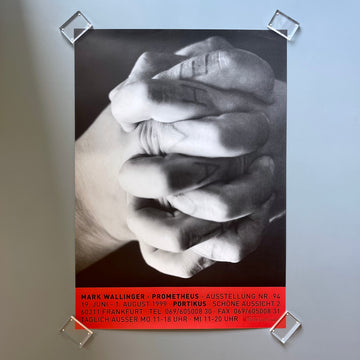 Mark Wallinger - Poster Exhibition Nr 94 Portikus 1999 - Saint-Martin Bookshop