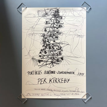 Per Kirkeby - Poster Exhibition Nr 60 Portikus 1994 - Saint-Martin Bookshop