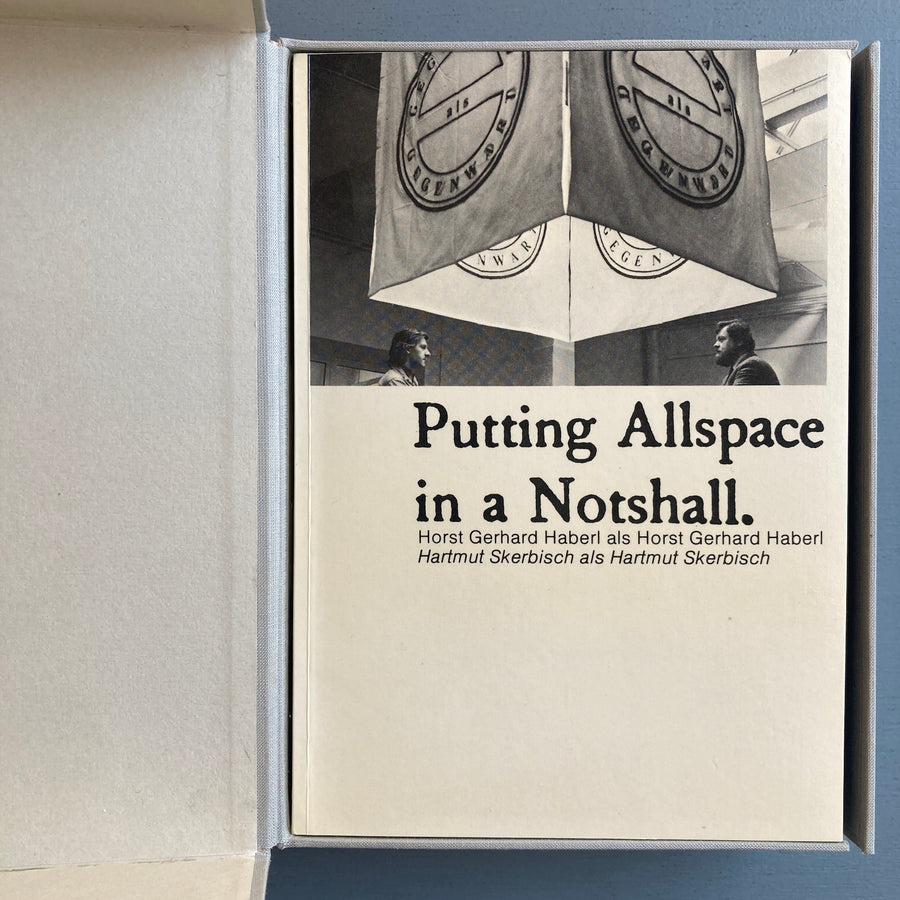 Horst Gerhard Haberl & Hartmut Skerbisch (signed) - Putting Allspace in a Notshall - Verlag Droschl Graz 1981 - Saint-Martin Bookshop