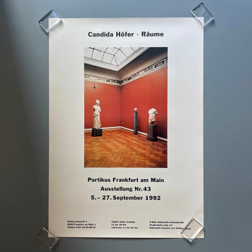 Candida Höfer - Räume - Poster Exhibition Nr 43 Portikus 1992 - Saint-Martin Bookshop