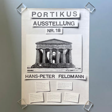 Hans-Peter Feldmann - Poster Exhibition Nr 18 Portikus 1989 - Saint-Martin Bookshop