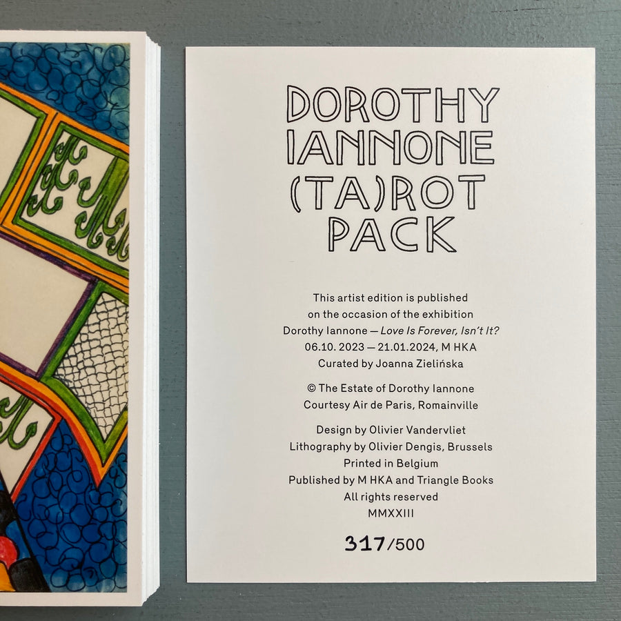 Dorothy Iannone - (Ta)Rot Pack - Triangle Books & M HKA 2023 - Saint-Martin Bookshop