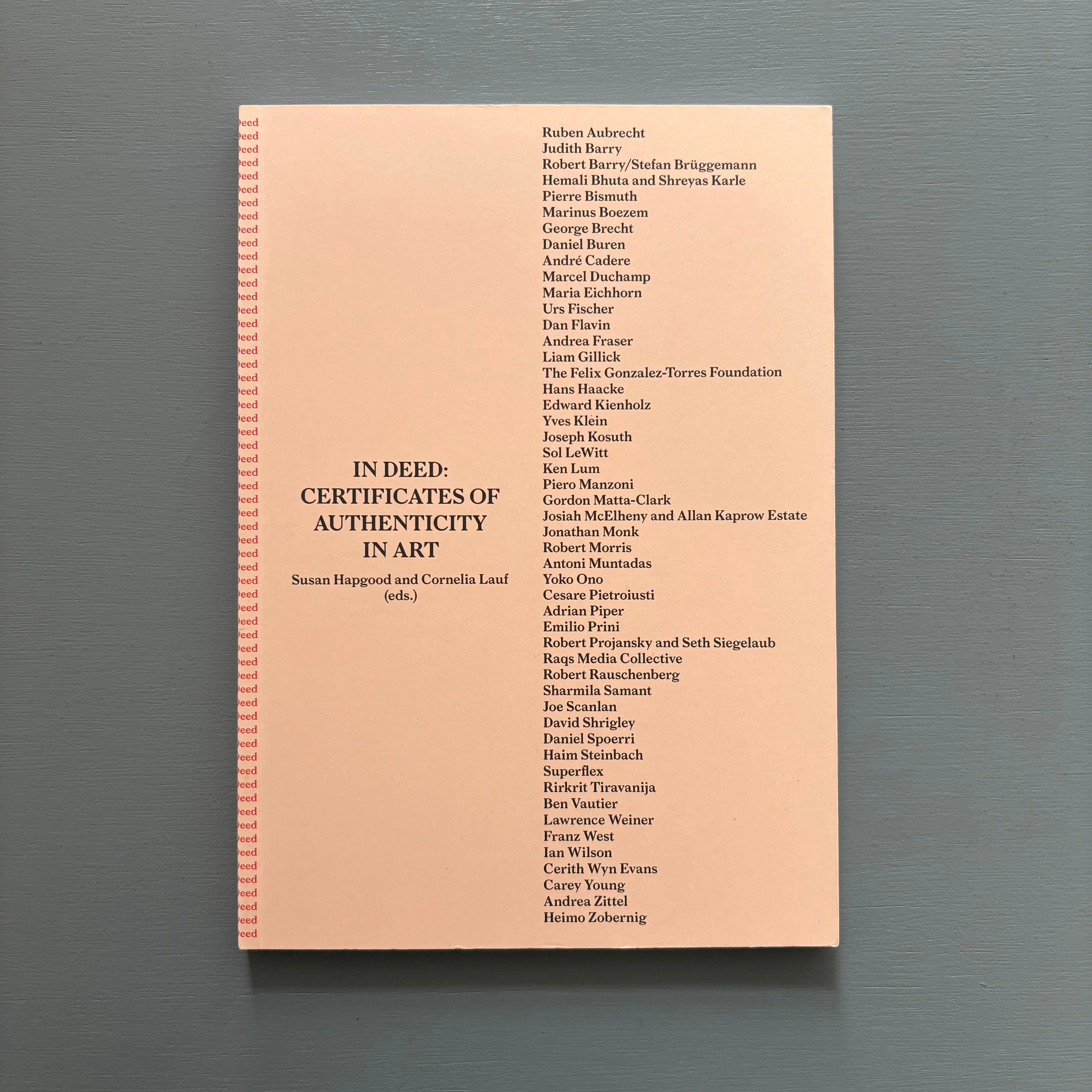 In Deed: Certificates of Authenticity in Art - Roma Publications