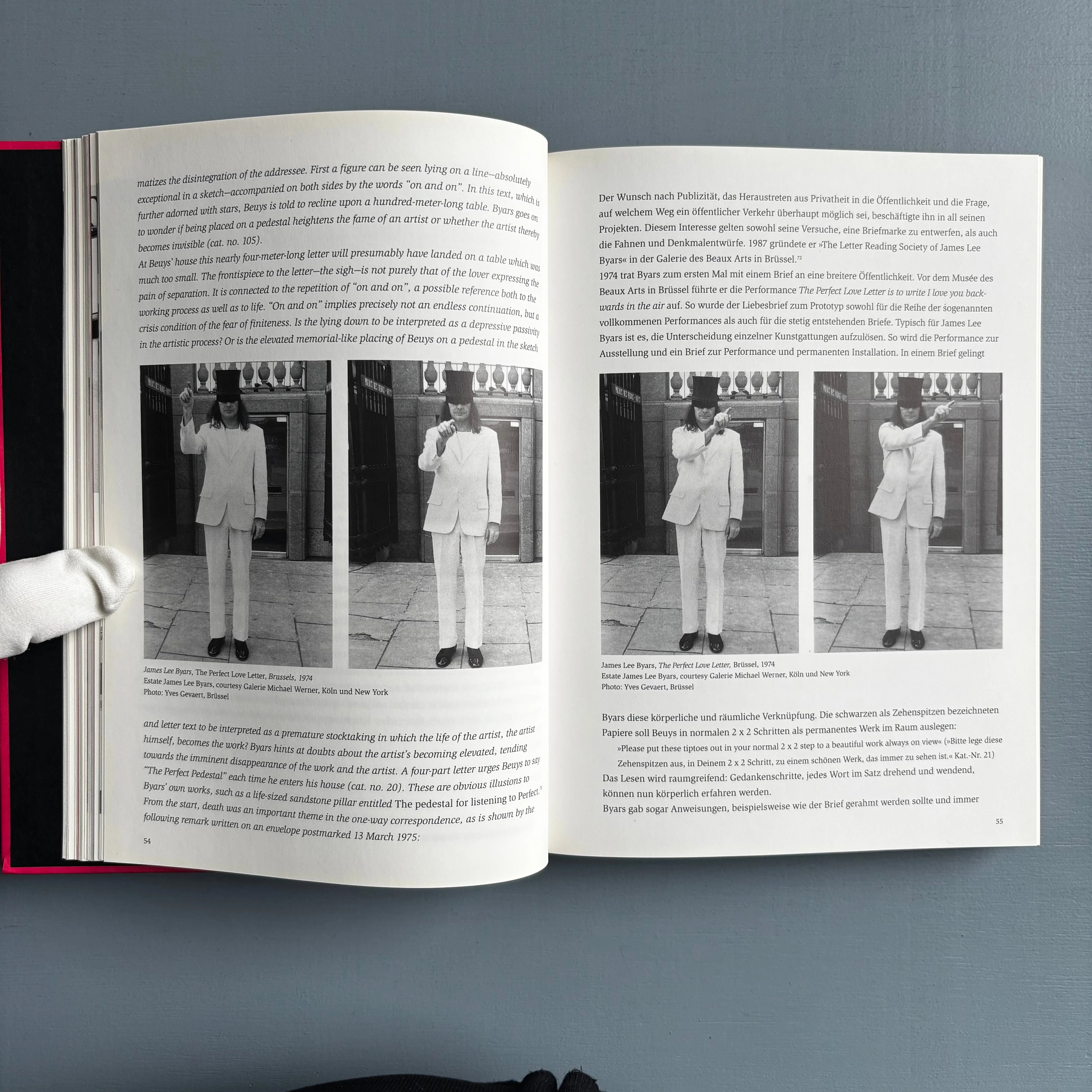 James Lee Byars - Briefe an Joseph Beuys - Hatje Cantz 2000