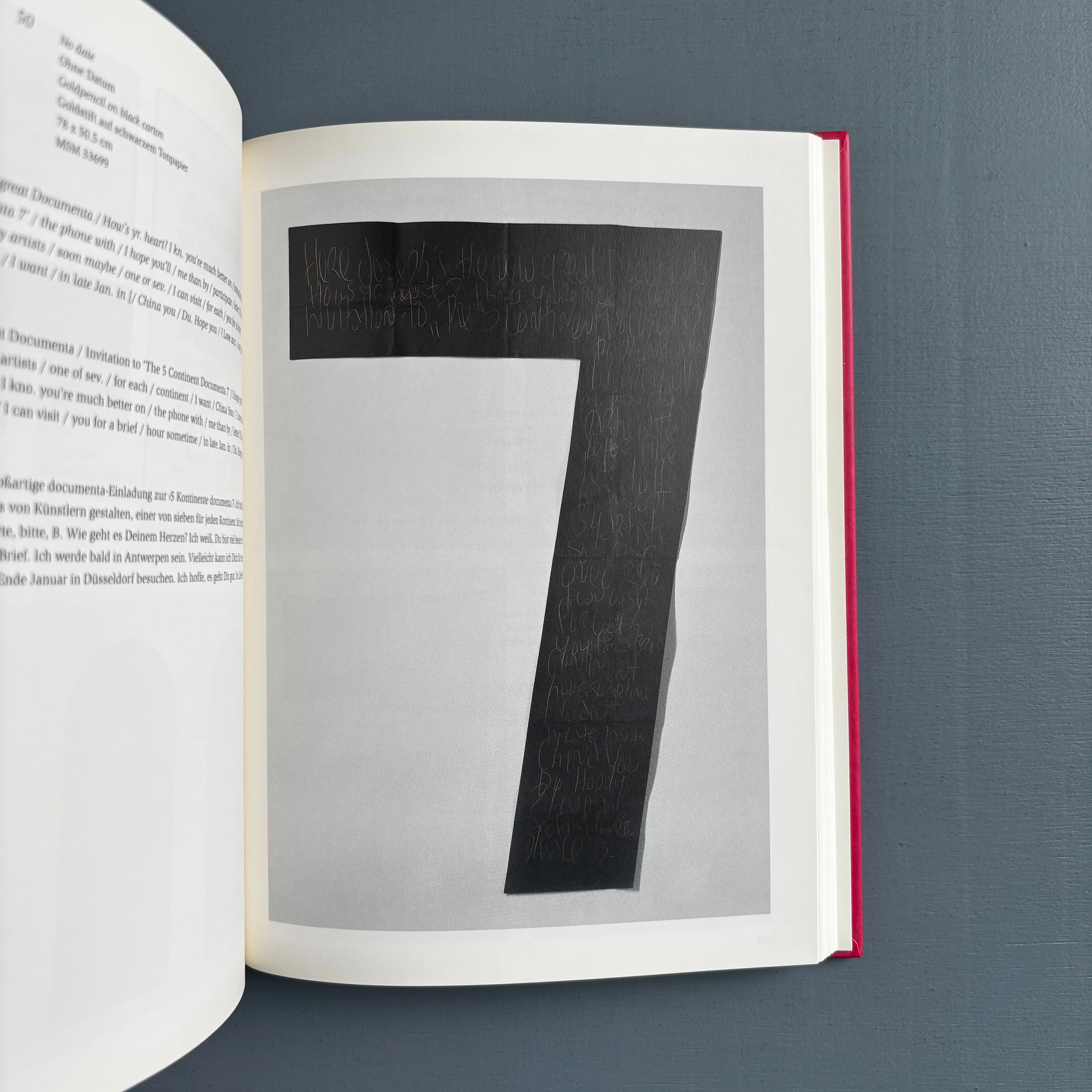 James Lee Byars - Briefe an Joseph Beuys - Hatje Cantz 2000