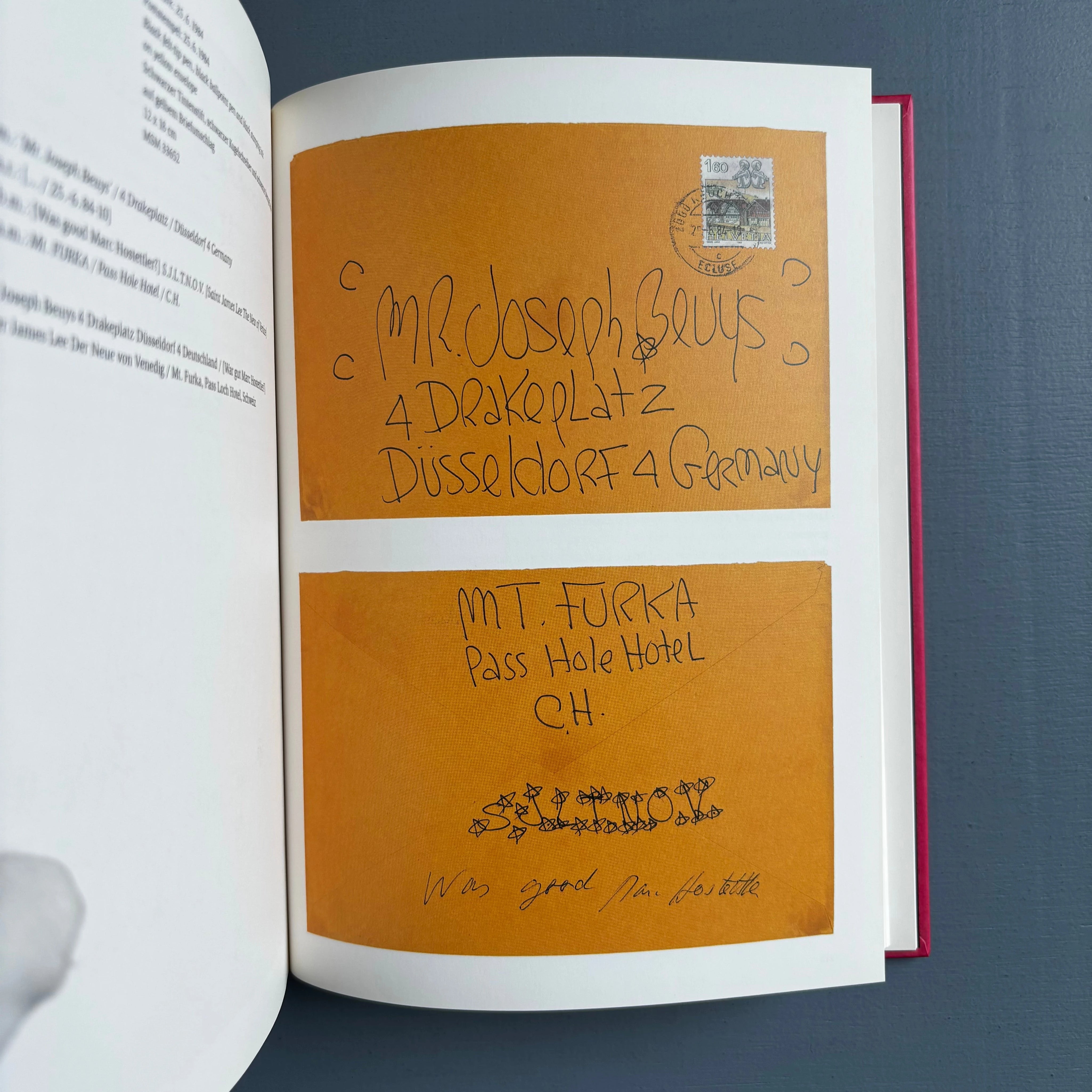James Lee Byars - Briefe an Joseph Beuys - Hatje Cantz 2000
