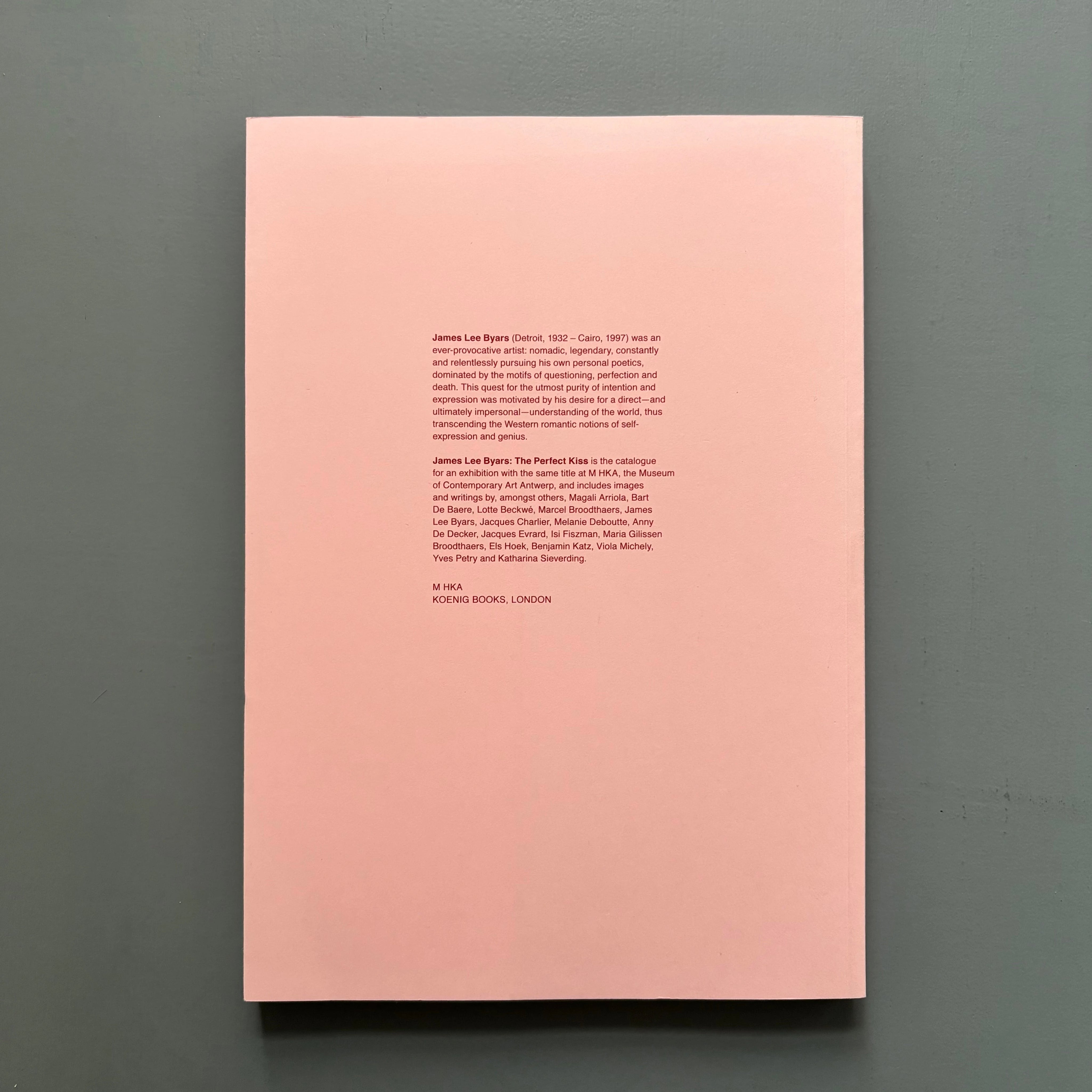James Lee Byars - The Perfect Kiss - Koenig 2018 - Saint-Martin
