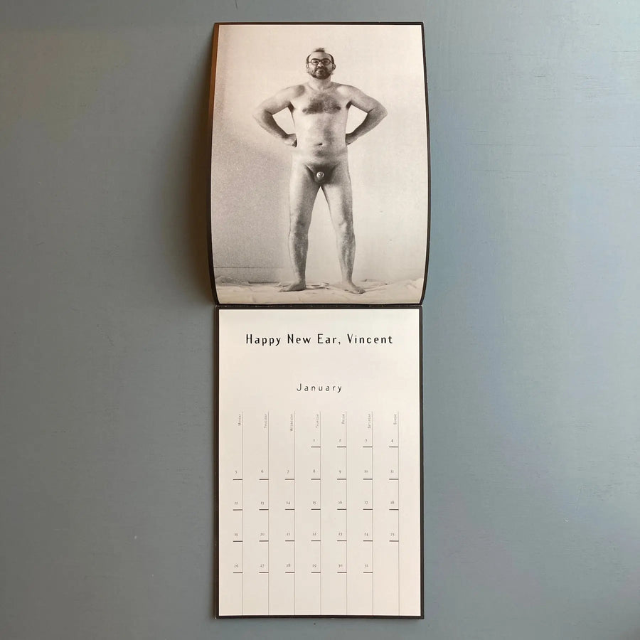 Jan Bucquoy & Marcel Mariën - The true story of the Naked Man - Calendar 1998 - Saint-Martin Bookshop