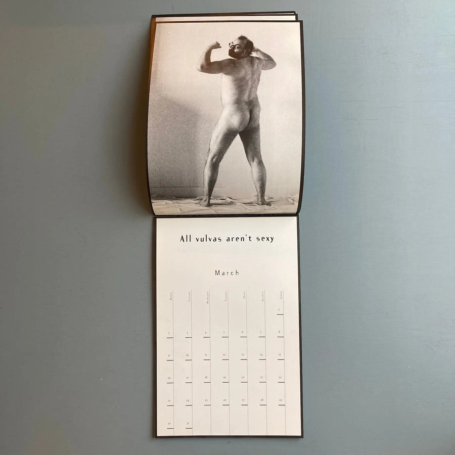 Jan Bucquoy & Marcel Mariën - The true story of the Naked Man - Calendar 1998 - Saint-Martin Bookshop