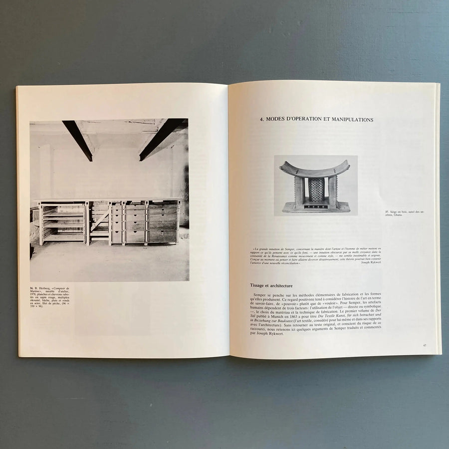 Jean-François Pirson - La structure et l'objet (essais, expériences et rapprochements) - METAPHORES 1984
