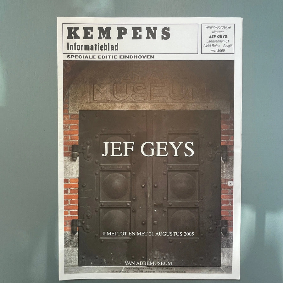 Jef Geys - Speciale Editie Eindhoven - Kempens Informatieblad 2005 Saint-Martin Bookshop