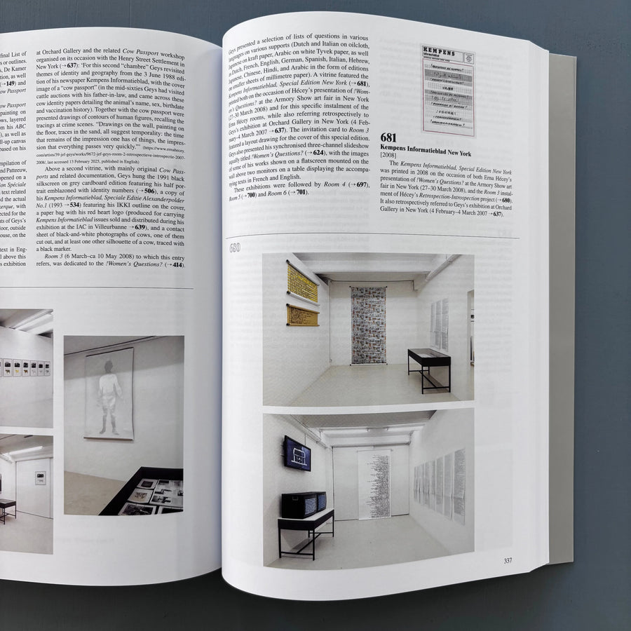 Jef Geys - Catalogue Raisonnable - MER.Books 2025 - Saint-Martin Bookshop