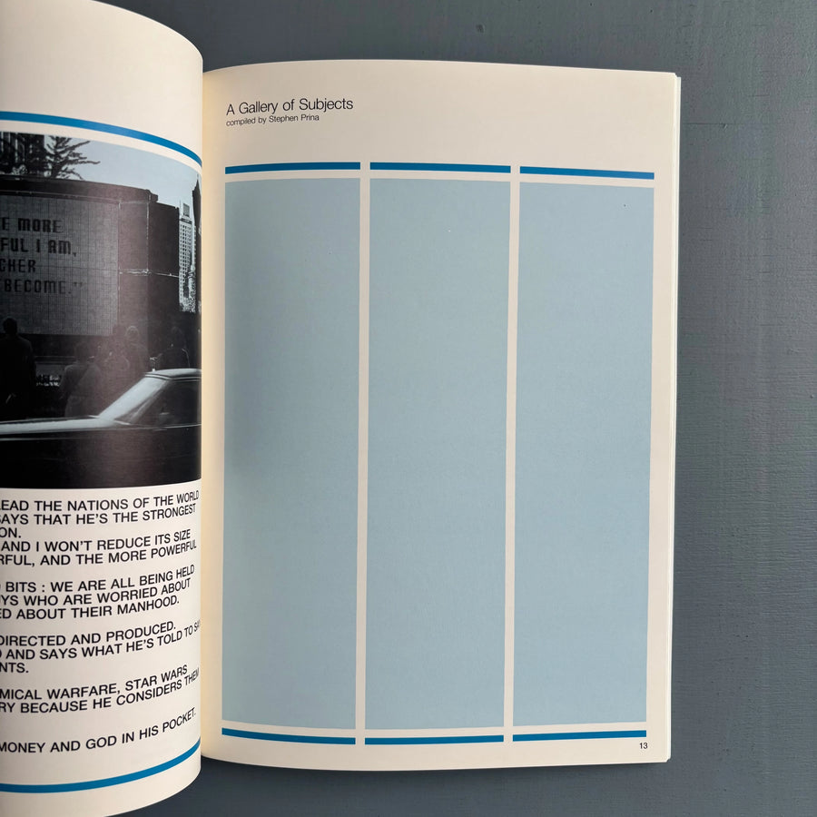 Jenny Holzer, Stephen Prina, Mark Stahl, Christopher Williams - Gewad/De Appel 1984
