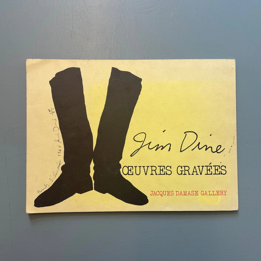 Jim Dine - uvres gravées - Jacques Damase 1974