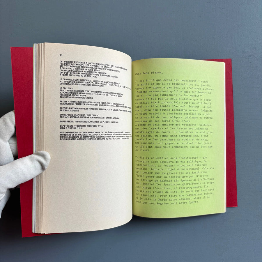 Jimmie Durham - Eurasian Project, Stage One - Le Collège Editions 1996 - Saint-Martin Bookshop