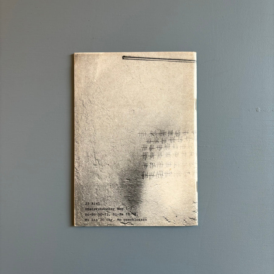Jochen Gerz - Was Sich Beschreiben lasst das Kann auch Geschehen - Kunsthalle zu Keil 1974 - Saint-Martin Bookshop