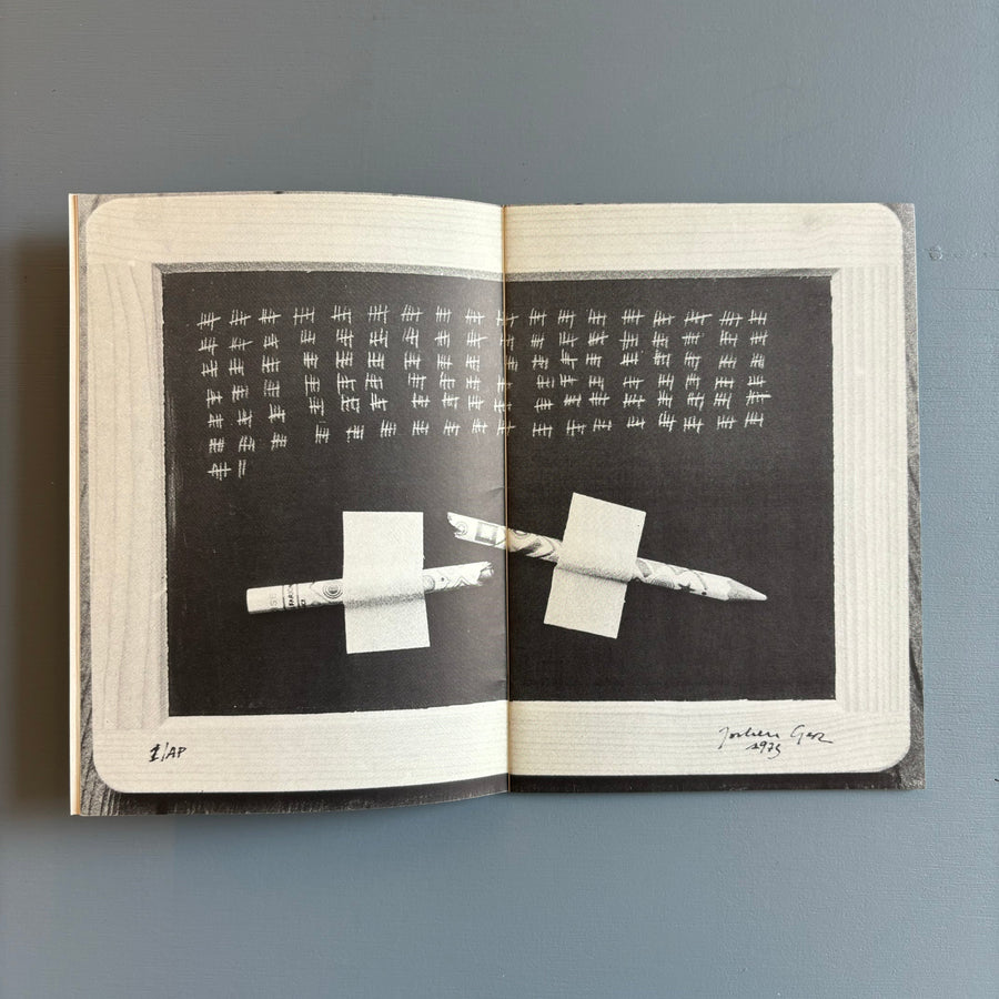 Jochen Gerz - Was Sich Beschreiben lasst das Kann auch Geschehen - Kunsthalle zu Keil 1974 - Saint-Martin Bookshop