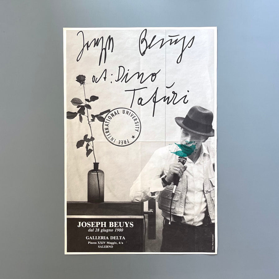 Joseph Beuys poster - Dino Tafuri 1980 - Saint-Martin Bookshop