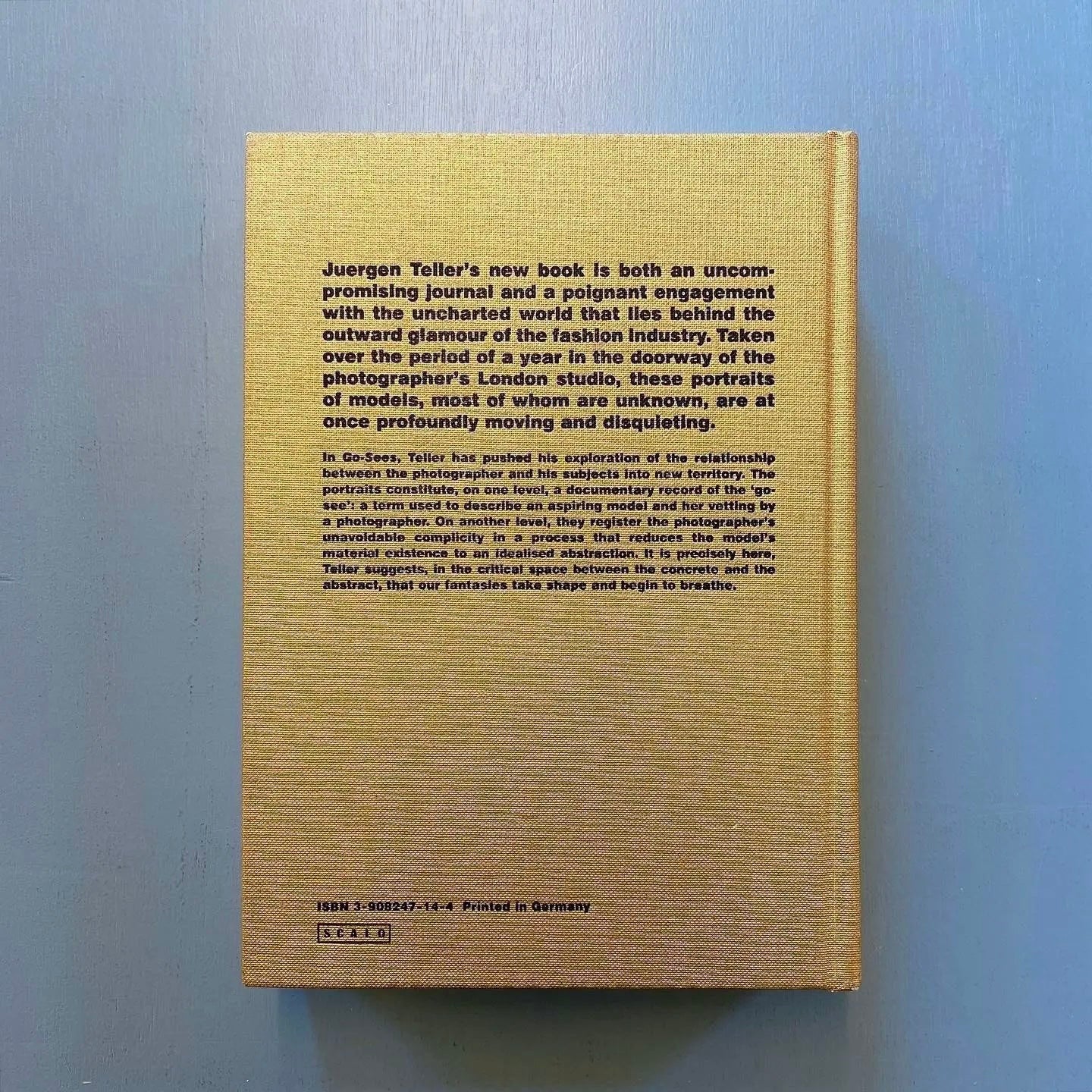 Juergen Teller - Go-Sees - Scalo 1999 - Saint-Martin Bookshop