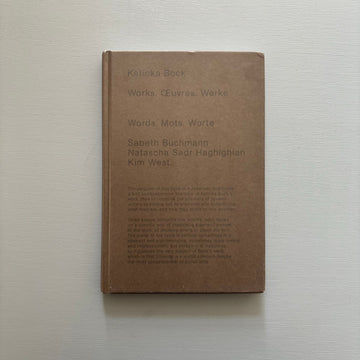 Katinka Bock - Works. Oeuvres. Werke - Paraguay Press 2010