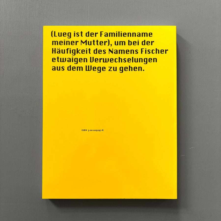 Konrad Lueg - Ich nenne mich als Maler Konrad Lueg - Kunsthalle Bielefeld 1999