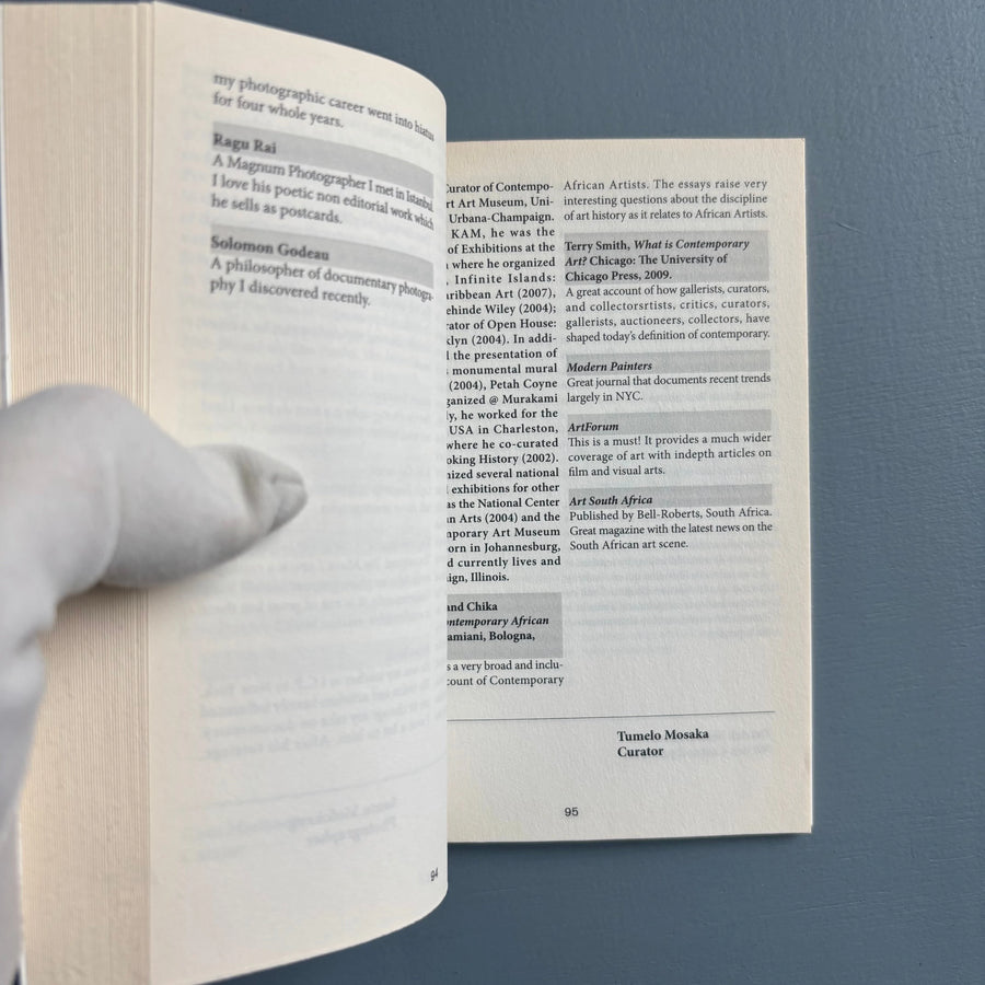 Koyo Kouoh & Nana Oforiatta-Ayim - An Ideal Library - Raw Material 2012