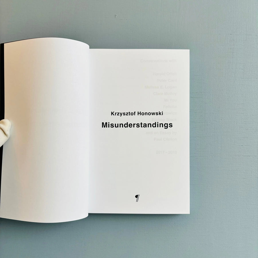 Krzysztof Honowski - Misunderstandings - Pilcrow Edition 2024 - Saint-Martin Bookshop