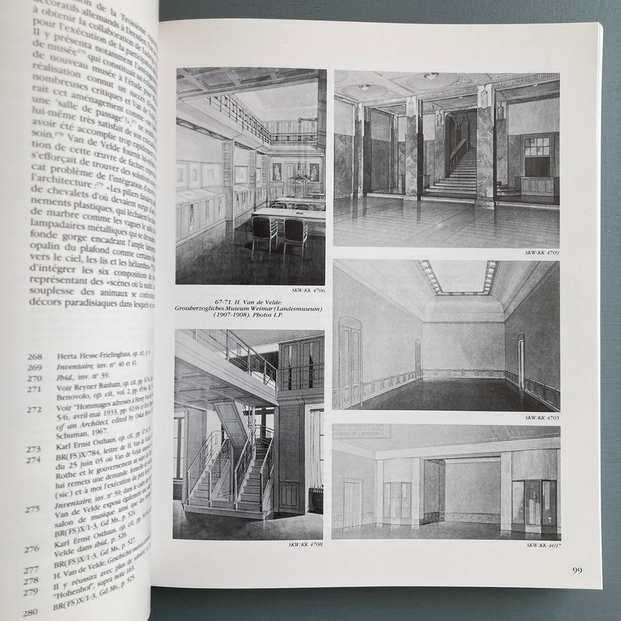 L'oeuvre architecturale de Henry van de Velde - Atelier Vokaer 1987 - Saint-Martin Bookshop