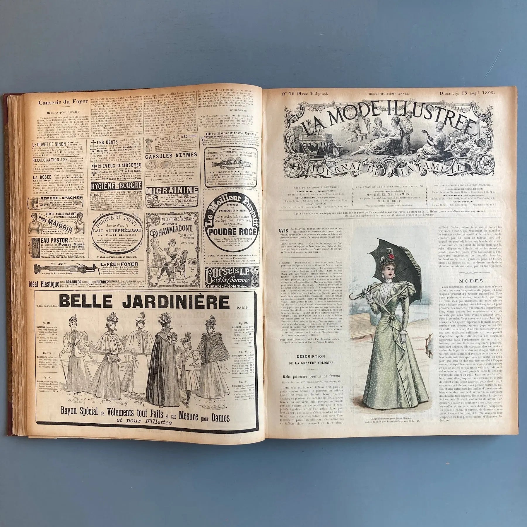 La Mode illustrée - Firmin-Didot 1886 - Saint-Martin Bookshop