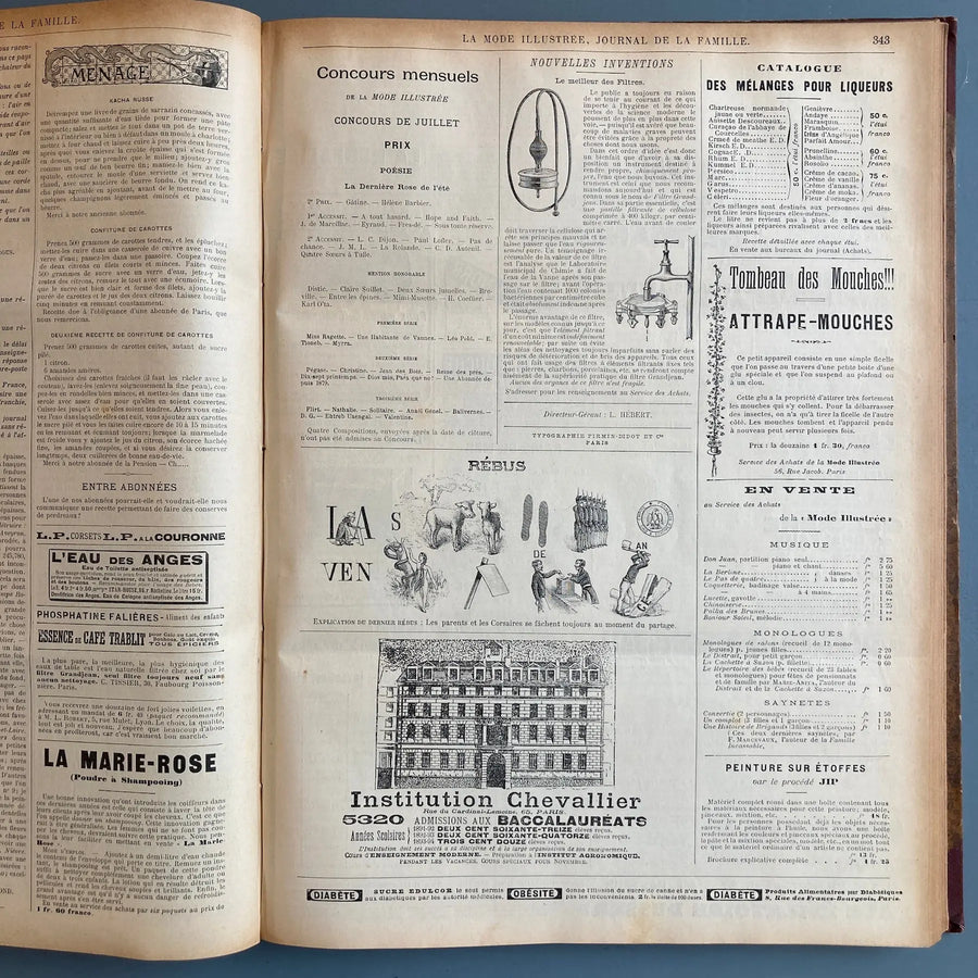 La Mode illustrée - Trente-huitième année - Firmin-Didot 1897 - Saint-Martin Bookshop