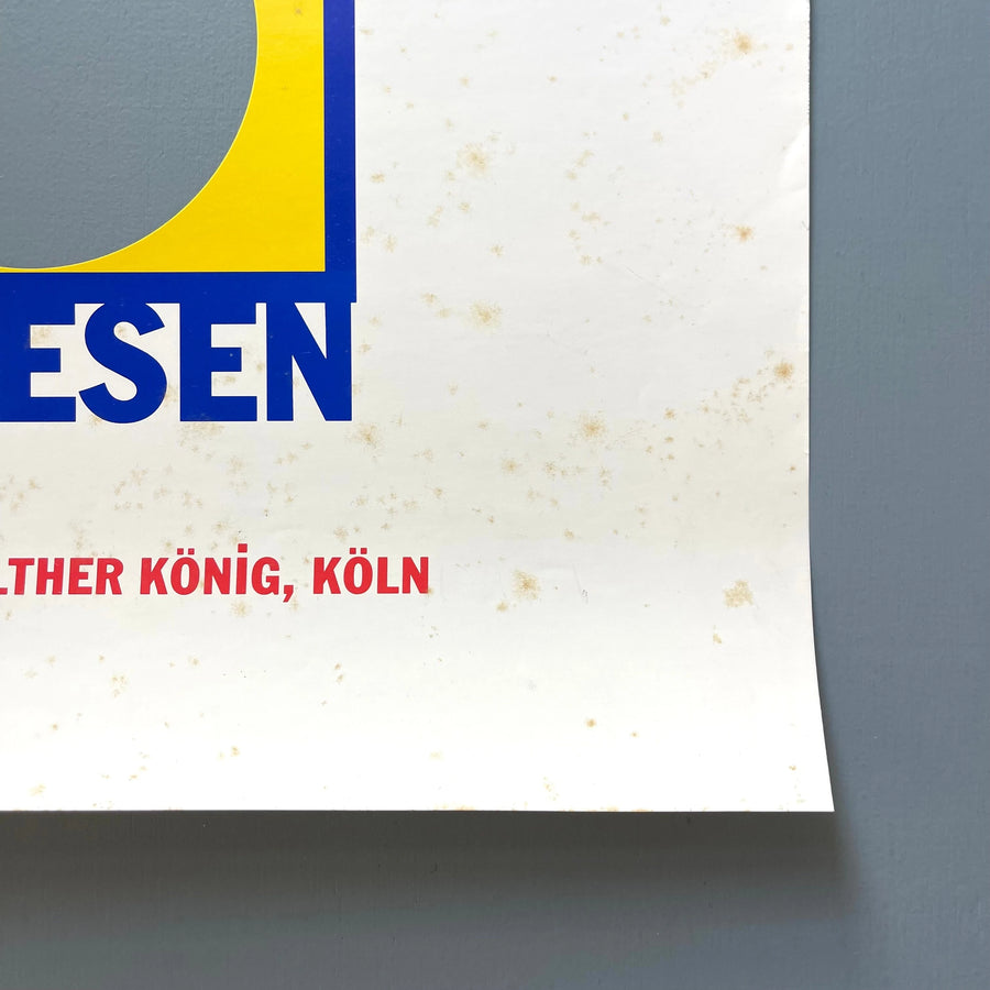 Lawrence Weiner - Bücher - Poster Exhibition Nr 17 Portikus 1989 - Saint-Martin Bookshop