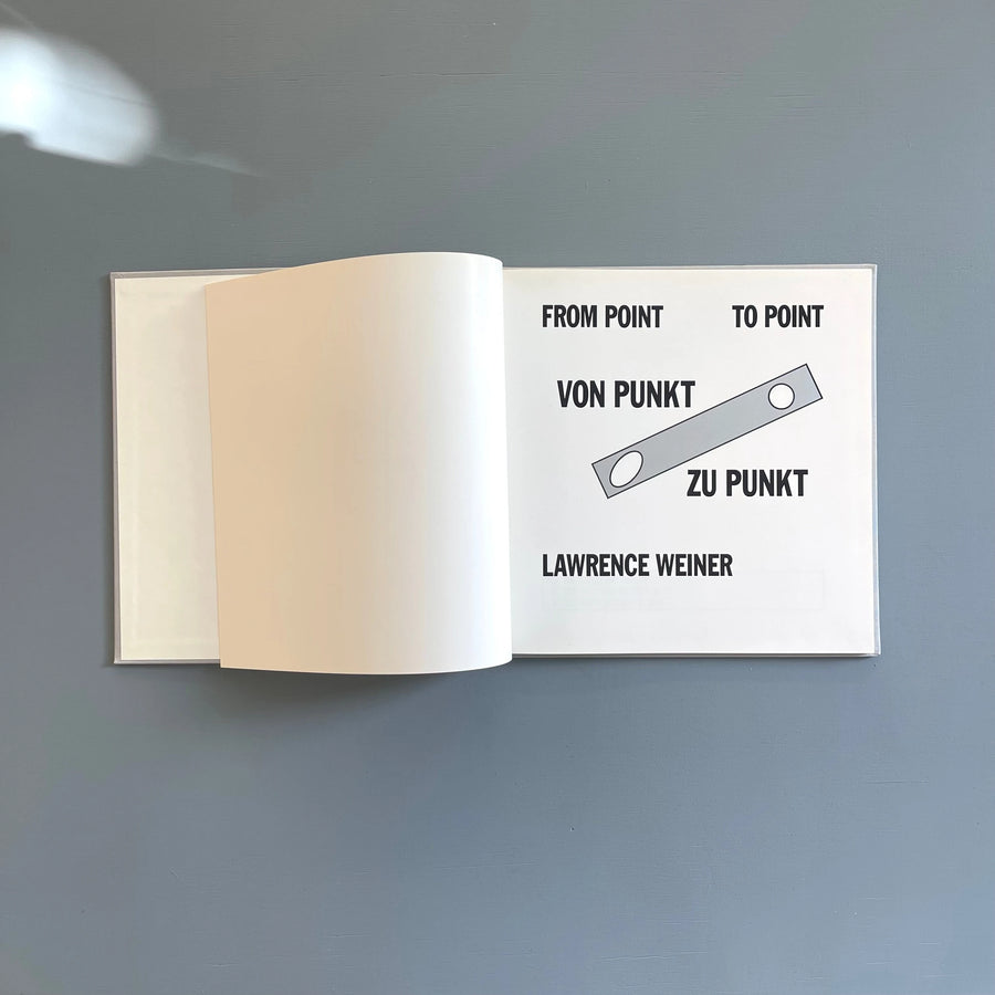 Lawrence Weiner - From point to point - Oktagon 1995