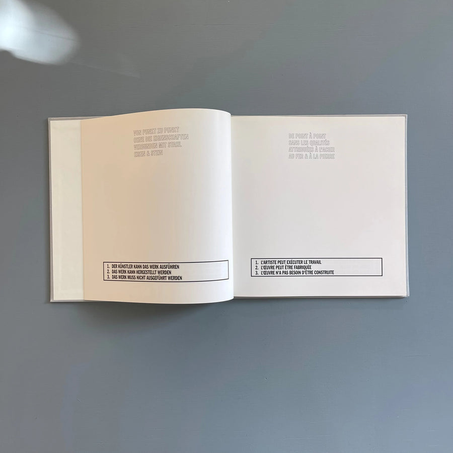 Lawrence Weiner - From point to point - Oktagon 1995