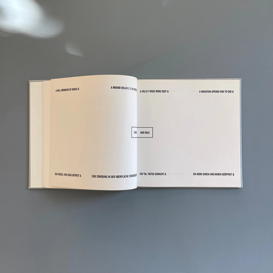 Lawrence Weiner - From point to point - Oktagon 1995
