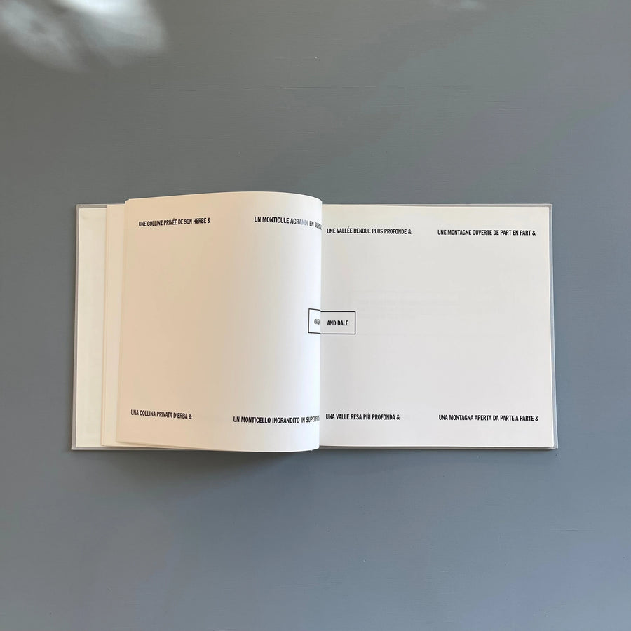 Lawrence Weiner - From point to point - Oktagon 1995