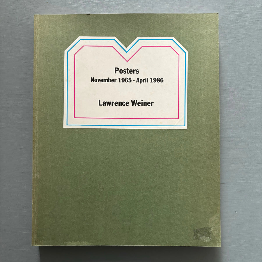 Lawrence Weiner - Posters 1965-1986 - Nova Scotia 1986