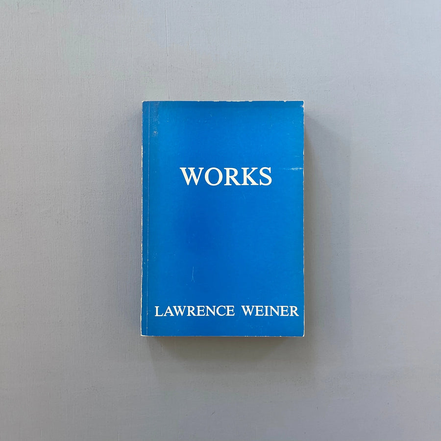 Lawrence Weiner - Works - Anatol AV und Filmproduktion 1977 - Saint-Martin Bookshop