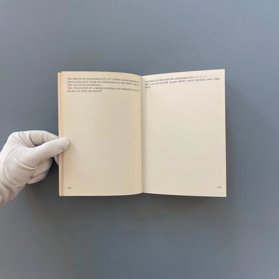 Lawrence Weiner - Works - Anatol AV und Filmproduktion 1977 - Saint-Martin Bookshop