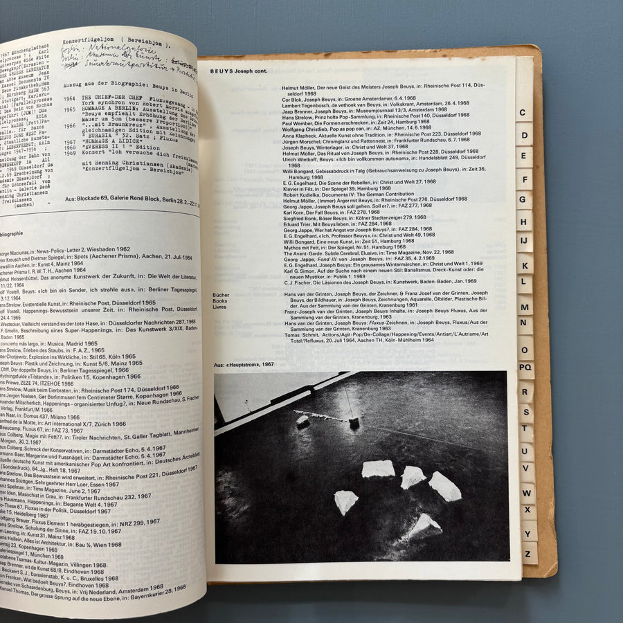 Live in Your Head: When Attitudes Become Form, by Harald Szeemann - Kunsthalle Bern 1969