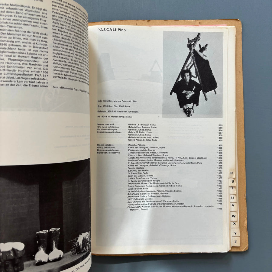 Live in Your Head: When Attitudes Become Form, by Harald Szeemann - Kunsthalle Bern 1969
