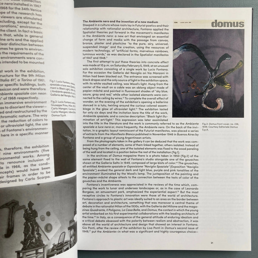 Lucio Fontana - Ambienti/Environments - Mousse Publishing 2018 Saint-Martin Bookshop