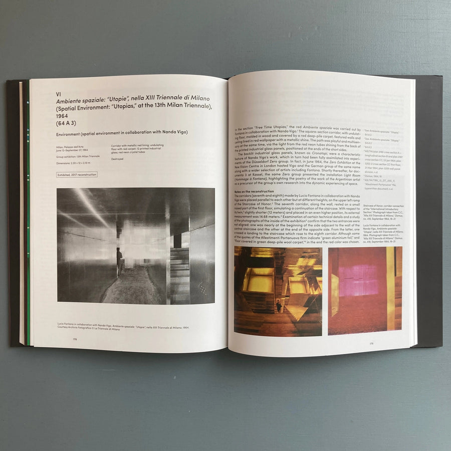 Lucio Fontana - Ambienti/Environments - Mousse Publishing 2018 Saint-Martin Bookshop