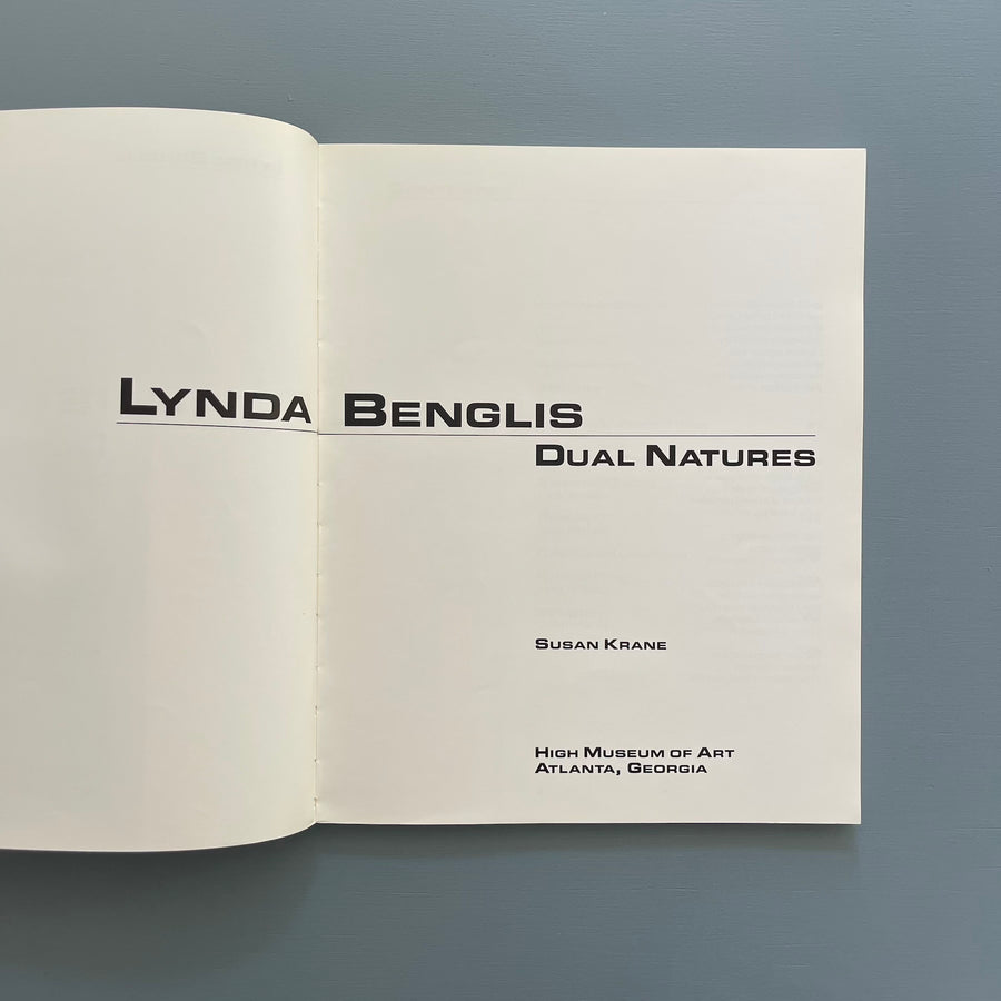 Lynda Benglis - Dual Nature - High Museum of Art 1991 - Saint-Martin Bookshop