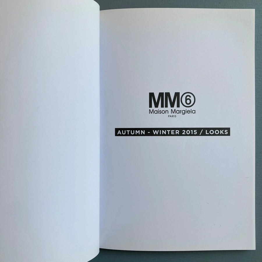 MM6 - Automne-Hiver 2015 Saint-Martin Bookshop